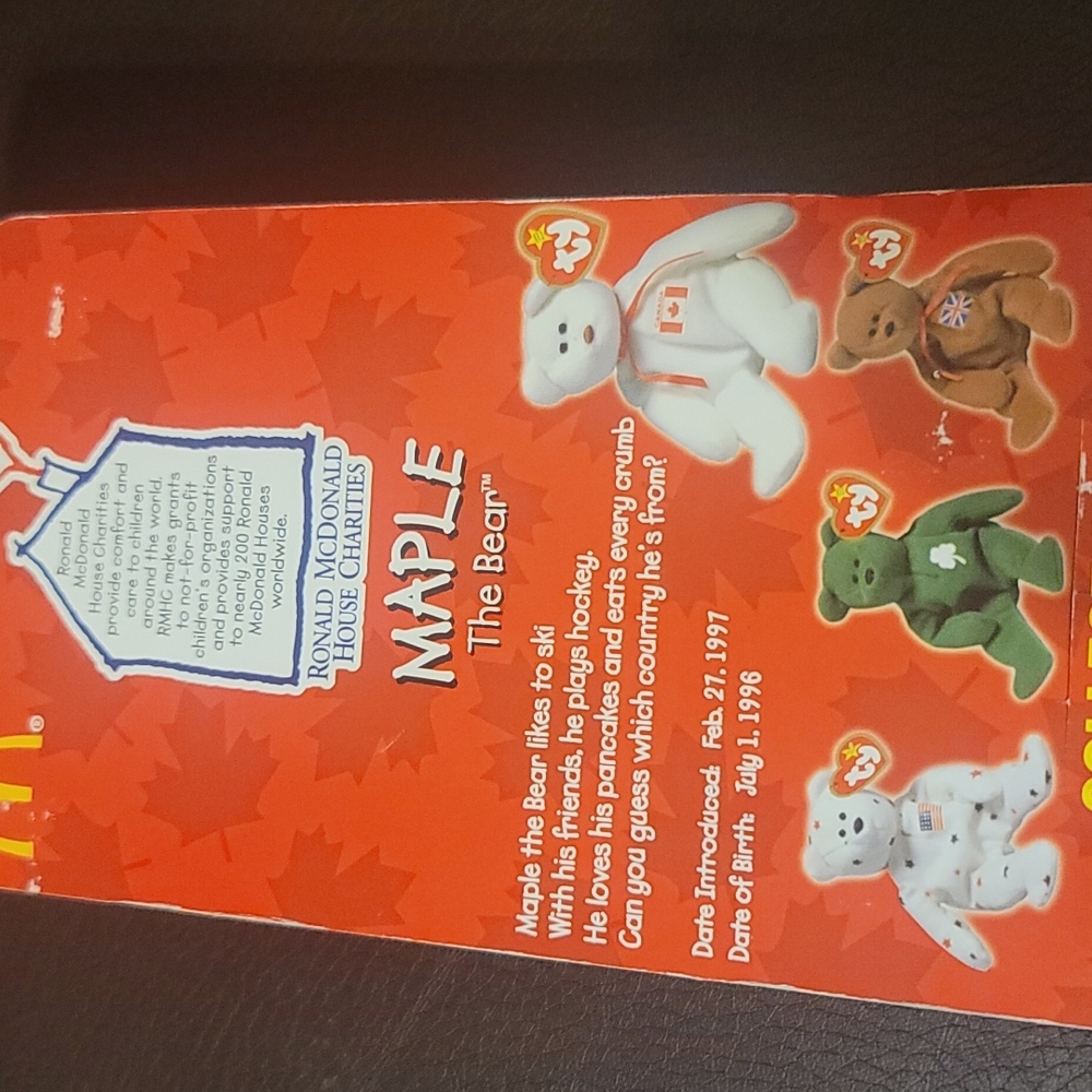 Nwt maple ty bear - Picture 4 of 4